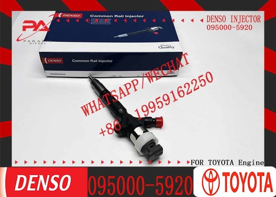  23670-09070 2KD-FTV 095000-5920 diesel fuel auto engine common rail injector 0950005920 Euro4 for denso