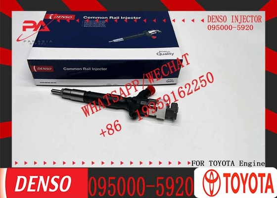  23670-09070 2KD-FTV 095000-5920 diesel fuel auto engine common rail injector 0950005920 Euro4 for denso