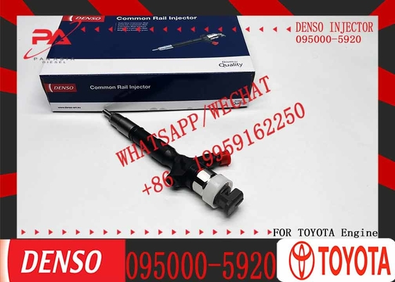  23670-09070 2KD-FTV 095000-5920 diesel fuel auto engine common rail injector 0950005920 Euro4 for denso