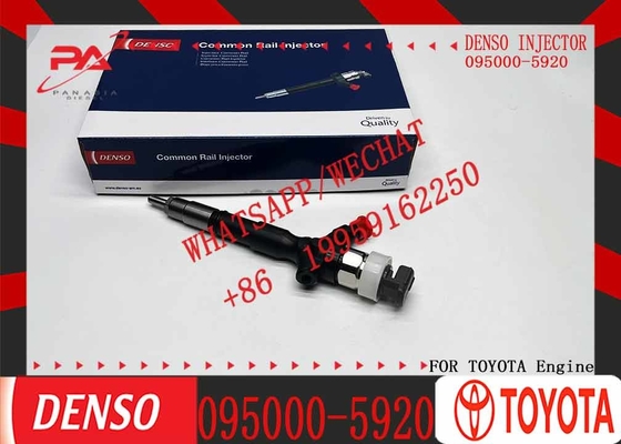  23670-09070 2KD-FTV 095000-5920 diesel fuel auto engine common rail injector 0950005920 Euro4 for denso