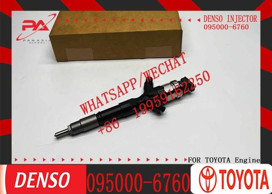 Diesel Fuel Injector 095000-6760 095000-6761 Common Rail Fuel Injector 23670-30140 For Toyota Hilux 2.5l Euro4