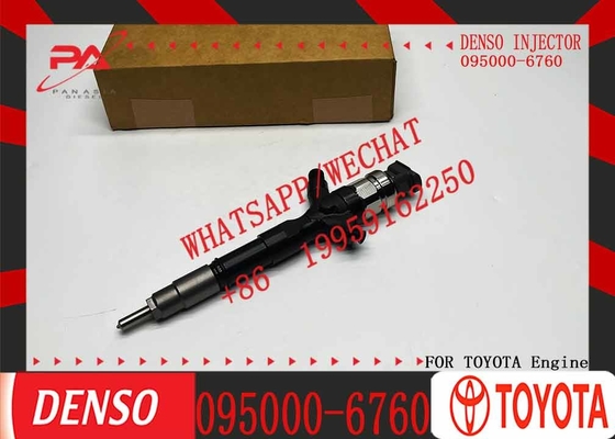 Diesel Fuel Injector 095000-6760 095000-6761 Common Rail Fuel Injector 23670-30140 For Toyota Hilux 2.5l Euro4