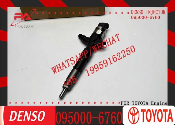 Diesel Fuel Injector 095000-6760 095000-6761 Common Rail Fuel Injector 23670-30140 For Toyota Hilux 2.5l Euro4