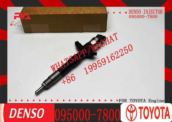Diesel Fuel Injector Common Rail Injector Assembly 095000-7801 095000-7800 23670-30310 for TOYOTA Hiace 2KD-FTV Euro IV