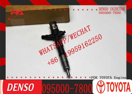 Diesel Fuel Injector Common Rail Injector Assembly 095000-7801 095000-7800 23670-30310 for TOYOTA Hiace 2KD-FTV Euro IV