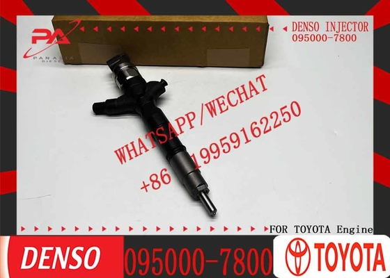 Diesel Fuel Injector Common Rail Injector Assembly 095000-7801 095000-7800 23670-30310 for TOYOTA Hiace 2KD-FTV Euro IV