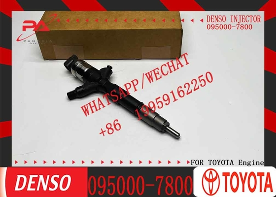 Diesel Fuel Injector Common Rail Injector Assembly 095000-7801 095000-7800 23670-30310 for TOYOTA Hiace 2KD-FTV Euro IV
