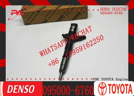 Diesel Fuel Injector 095000-6760 095000-6761 Common Rail Fuel Injector 23670-30140 For Toyota Hilux 2.5l Euro4