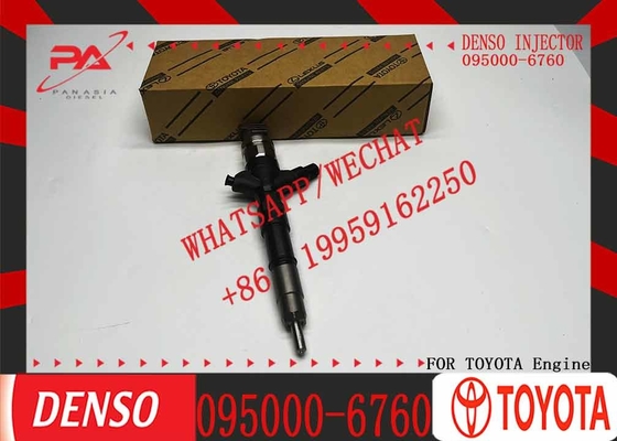 Diesel Fuel Injector 095000-6760 095000-6761 Common Rail Fuel Injector 23670-30140 For Toyota Hilux 2.5l Euro4