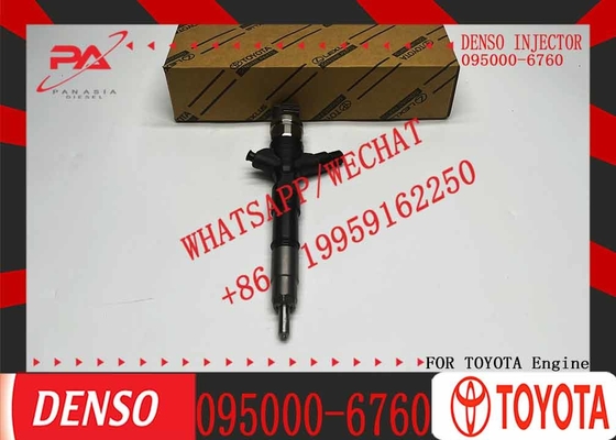 Diesel Fuel Injector 095000-6760 095000-6761 Common Rail Fuel Injector 23670-30140 For Toyota Hilux 2.5l Euro4