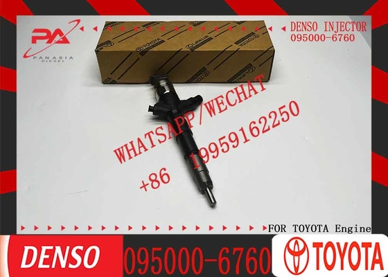 Diesel Fuel Injector 095000-6760 095000-6761 Common Rail Fuel Injector 23670-30140 For Toyota Hilux 2.5l Euro4