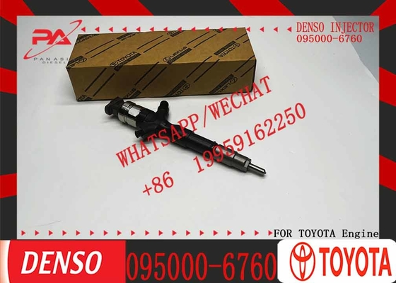 Diesel Fuel Injector 095000-6760 095000-6761 Common Rail Fuel Injector 23670-30140 For Toyota Hilux 2.5l Euro4