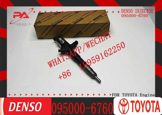 Diesel Fuel Injector 095000-6760 095000-6761 Common Rail Fuel Injector 23670-30140 For Toyota Hilux 2.5l Euro4
