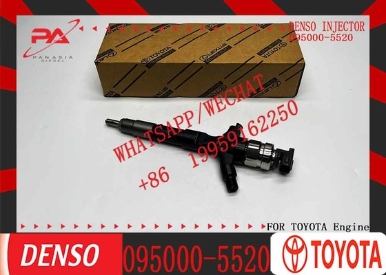  2KD New Diesel Common Rail Fuel Injector 095000-5520 Nozzle Injector 095000 5520 0950005520 for Toyota Hilux