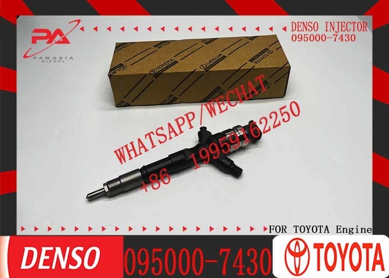 Nozzle Injector 095000-7430 095000 7430 Diesel Common Rail Fuel Injector 0950007430 for TOYOTA HIACE 2.5 D-4D