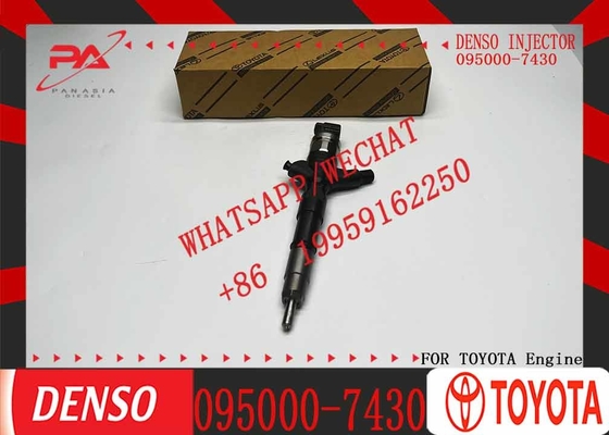  Nozzle Injector 095000-7430 095000 7430 Diesel Common Rail Fuel Injector 0950007430 for TOYOTA HIACE 2.5 D-4D