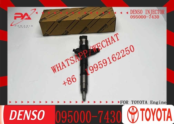  Nozzle Injector 095000-7430 095000 7430 Diesel Common Rail Fuel Injector 0950007430 for TOYOTA HIACE 2.5 D-4D
