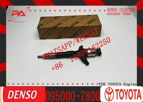 Diesel Fuel Injector Common Rail Injector Assembly 095000-7801 095000-7800 23670-30310 for TOYOTA Hiace 2KD-FTV Euro IV