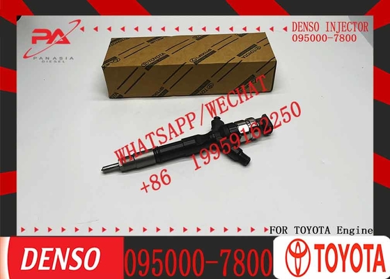 Diesel Fuel Injector Common Rail Injector Assembly 095000-7801 095000-7800 23670-30310 for TOYOTA Hiace 2KD-FTV Euro IV