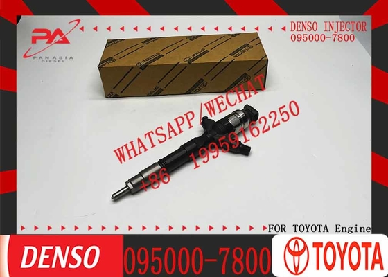 Diesel Fuel Injector Common Rail Injector Assembly 095000-7801 095000-7800 23670-30310 for TOYOTA Hiace 2KD-FTV Euro IV