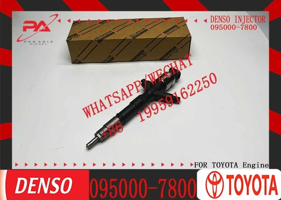 Diesel Fuel Injector Common Rail Injector Assembly 095000-7801 095000-7800 23670-30310 for TOYOTA Hiace 2KD-FTV Euro IV
