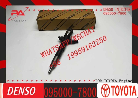 Diesel Fuel Injector Common Rail Injector Assembly 095000-7801 095000-7800 23670-30310 for TOYOTA Hiace 2KD-FTV Euro IV