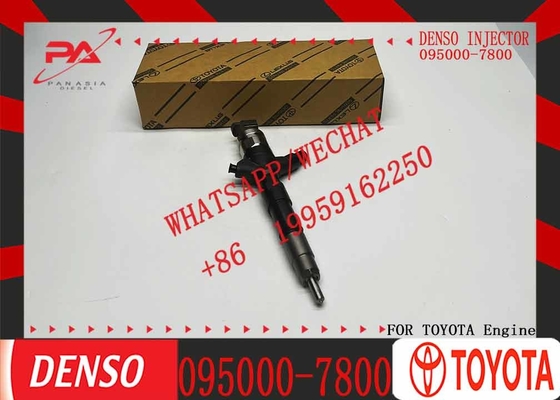 Diesel Fuel Injector Common Rail Injector Assembly 095000-7801 095000-7800 23670-30310 for TOYOTA Hiace 2KD-FTV Euro IV