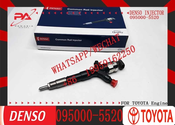  2KD New Diesel Common Rail Fuel Injector 095000-5520 Nozzle Injector 095000 5520 0950005520 for Toyota