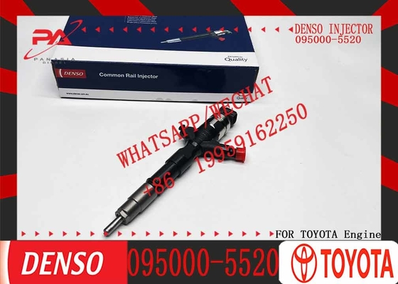  2KD New Diesel Common Rail Fuel Injector 095000-5520 Nozzle Injector 095000 5520 0950005520 for Toyota