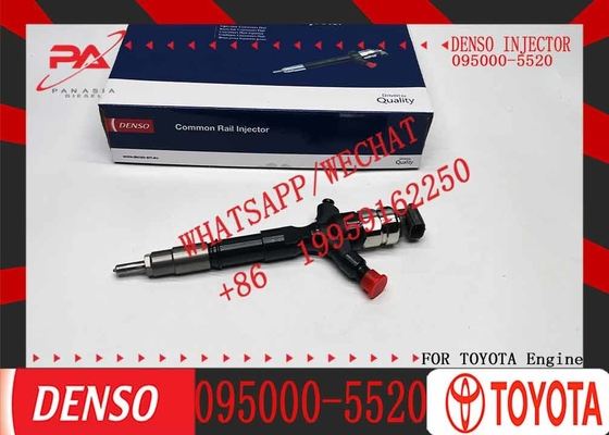  2KD New Diesel Common Rail Fuel Injector 095000-5520 Nozzle Injector 095000 5520 0950005520 for Toyota