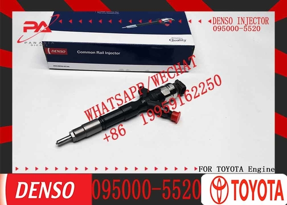  2KD New Diesel Common Rail Fuel Injector 095000-5520 Nozzle Injector 095000 5520 0950005520 for Toyota