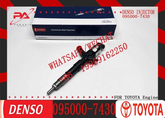 Genuine Fuel Injector 095000-7430 23670-39146 DCRI107800 Injector Nozzle 23670-30250 0950007430 for toyota hiace 2.5 d-4