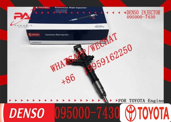 Genuine Fuel Injector 095000-7430 23670-39146 DCRI107800 Injector Nozzle 23670-30250 0950007430 for toyota hiace 2.5 d-4