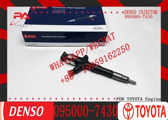 Genuine Fuel Injector 095000-7430 23670-39146 DCRI107800 Injector Nozzle 23670-30250 0950007430 for toyota hiace 2.5 d-4