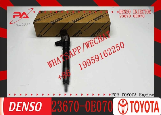 Fuel Injector 23670-0E070 236700E070 Common Rail Diesel Fuel Injetor Applicable for Toyota Hiace Hilux 2.5D 2KD-FTV 2GD