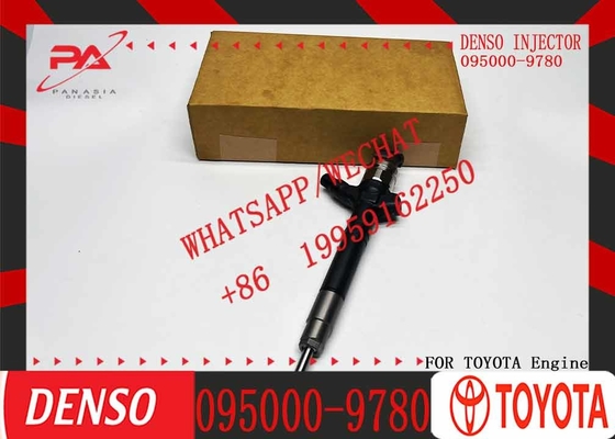 Genuine new common rail injector 095000-9780 9709500-978 23670-51030 23670-59037 23670-59036 23670-51031 FOR TOYOTA