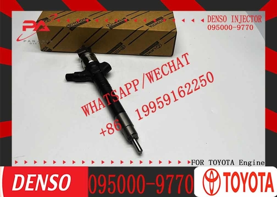  1VD-FTV Engine Diesel Fuel Injector 095000-9770 0950009770 High Pressure Injector 095000 9770 for Toyota