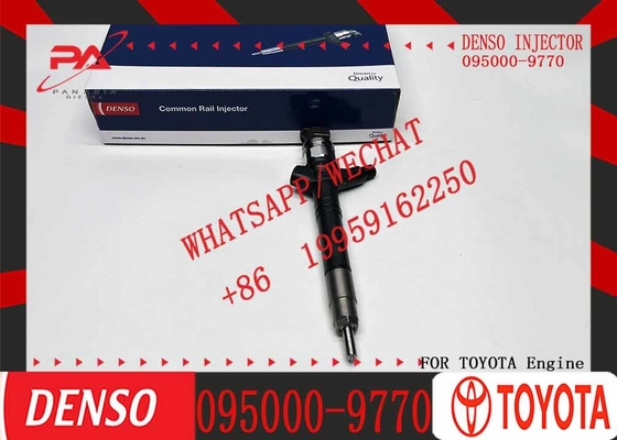  1VD-FTV Engine Diesel Fuel Injector 095000-9770 0950009770 High Pressure Injector 095000 9770 for Toyota