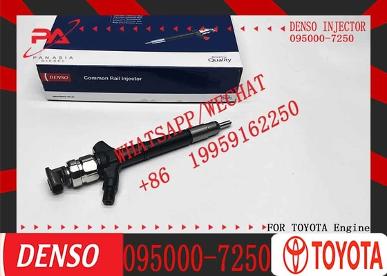 2AD-FTV Auto Engine Parts Injector 095000-7250 Diesel Fuel Nozzles Injector 095000 7250 0950007250 for Toyota