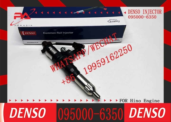 Genuine common rail fuel injector 095000-6350, 095000-6353 for Hino J05E 23670-E0050, 23910-1440, H23670E0050
