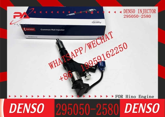High Quality New Diesel Common Rail Fuel Injector 295050-2580 23670-E0221 295050-2730 23670-E0A70 For HINO E13C 700 engi