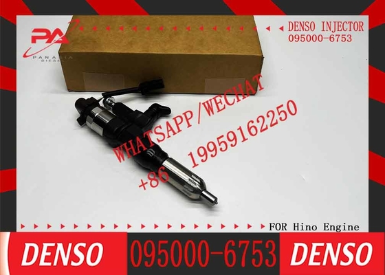 Genuine diesel common rail injector 095000-6750, 095000-6753 for HINO J08E 23670-E0030, 23670-E0031, 23670E0030