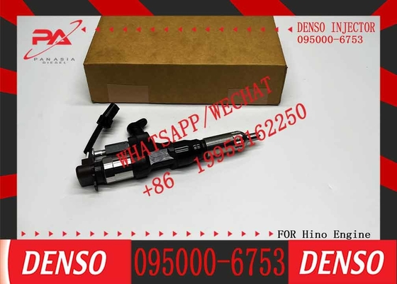 Genuine diesel common rail injector 095000-6750, 095000-6753 for HINO J08E 23670-E0030, 23670-E0031, 23670E0030