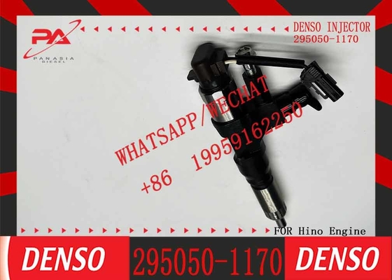 Diesel engine common rail fuel injector 295050-1170 095000-6750 095000-6753 23670-E0030 23670-E0031 for hino