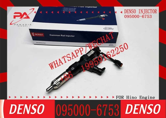 Genuine diesel common rail injector 095000-6750, 095000-6753 for HINO J08E 23670-E0030, 23670-E0031, 23670E0030