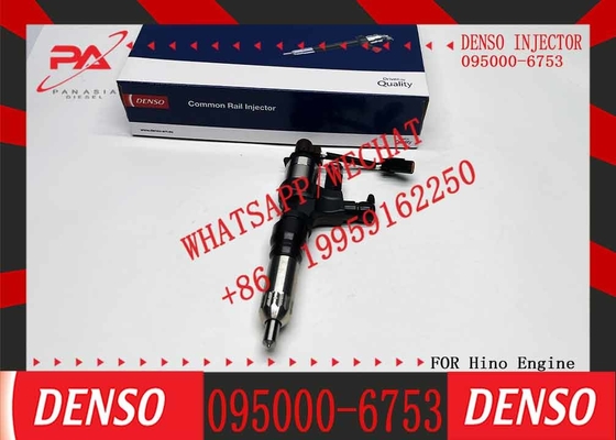 Genuine diesel common rail injector 095000-6750, 095000-6753 for HINO J08E 23670-E0030, 23670-E0031, 23670E0030