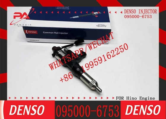 Genuine diesel common rail injector 095000-6750, 095000-6753 for HINO J08E 23670-E0030, 23670-E0031, 23670E0030