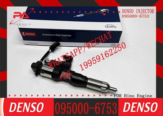 Genuine diesel common rail injector 095000-6750, 095000-6753 for HINO J08E 23670-E0030, 23670-E0031, 23670E0030