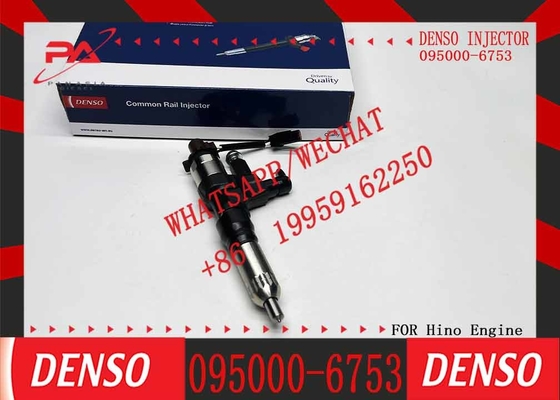 Genuine diesel common rail injector 095000-6750, 095000-6753 for HINO J08E 23670-E0030, 23670-E0031, 23670E0030