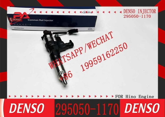 Diesel engine common rail fuel injector 295050-1170 095000-6750 095000-6753 23670-E0030 23670-E0031 for hino
